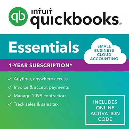 QuickBooks Online Essentials 2023 | 3 User | Accounting Software for Small Business [PC/Mac Online Code]
