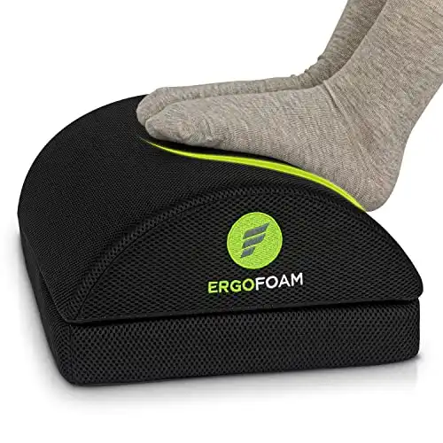 ErgoFoam Foot Rest for Under Desk at Work