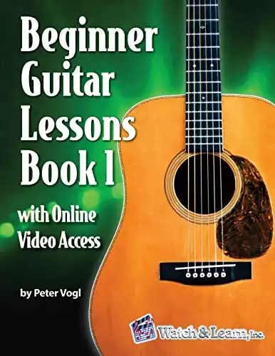 Beginner Guitar Lessons Book 1: with Online Video Access