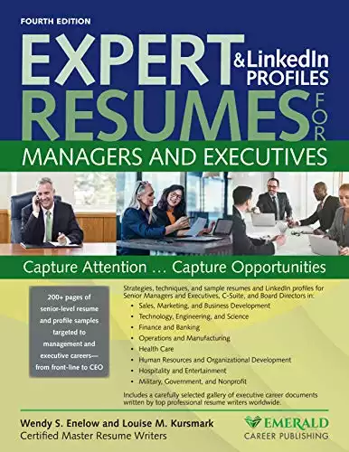 Expert Resumes and Linkedin Profiles for Managers & Executives