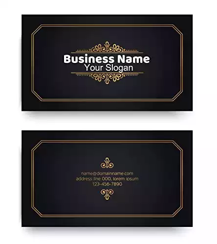 200 pcs Full Color Custom 2 Sides Printed Business Card,Personalized Name Card,3.5" x 2" (Abstract 01)