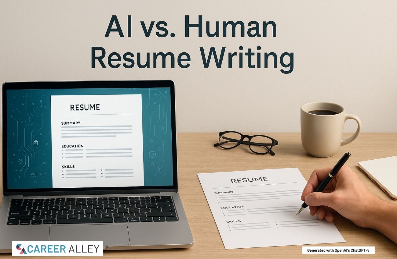 AI versus Human Resume writing