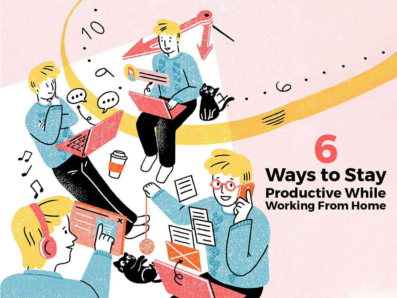 GP - Banner - 6 Ways to Stay Productive While Working From Home