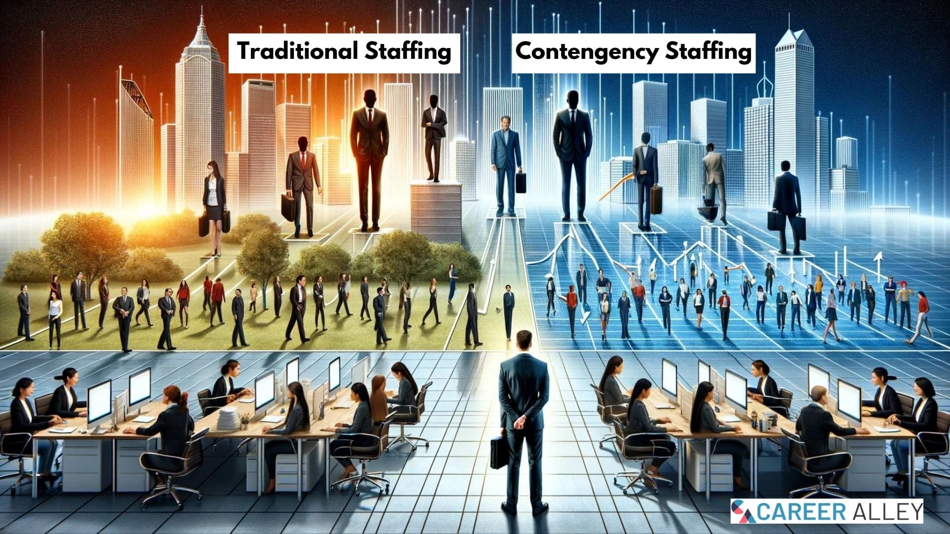 Traditional contingency Staffing