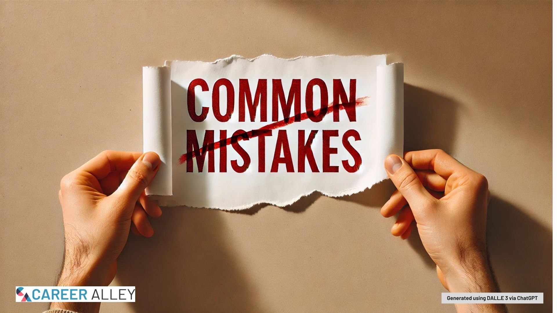 common interview mistakes