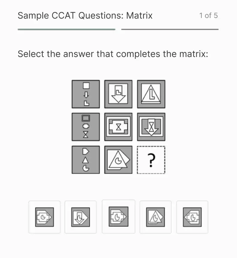 CCAT Practice:Criteria Cognitive Aptitude Test